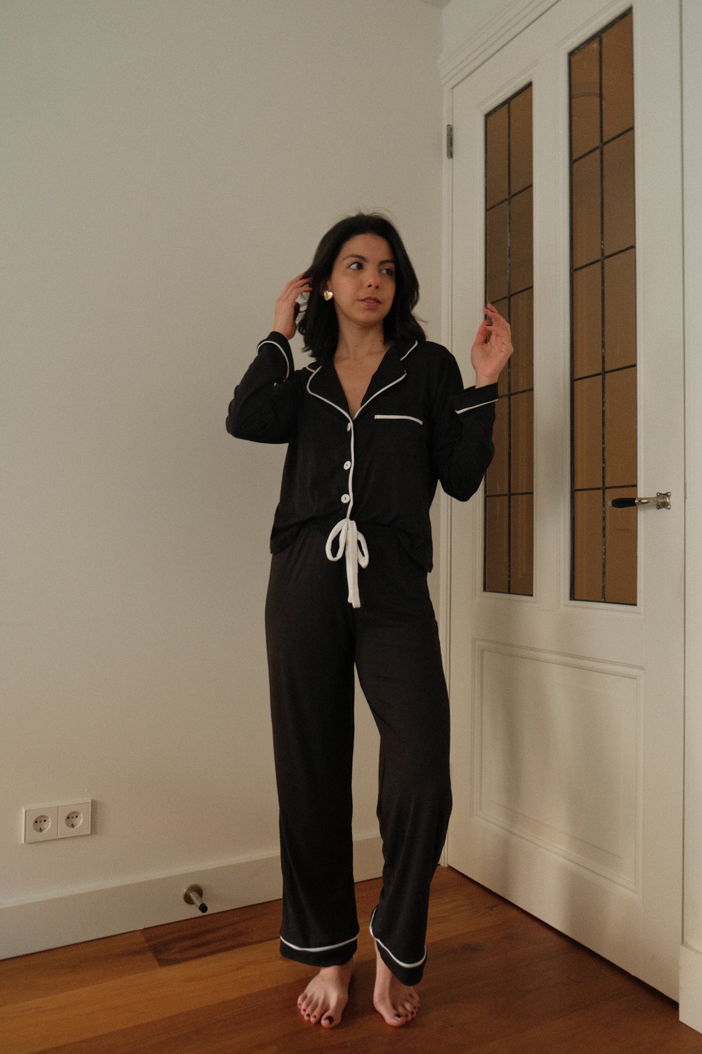 Black long sleeve Pajama